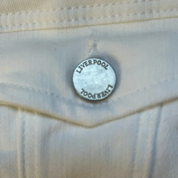 Liverpool Women's “Jackie Jacket” White with Black Stripe , Size XS - Picture 8 of 13